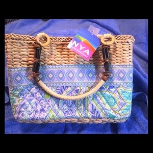 Basket-weave Handbag